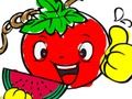 กลับสู่โรงเรียน: สมุดระบายสีผัก เกมออนไลน์