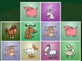 ปริศนาจับคู่สัตว์เลี้ยงในฟาร์ม  เกมออนไลน์