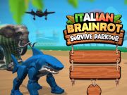 Brainrot อิตาลีรอดชีวิตจาก parkour เกมออนไลน์