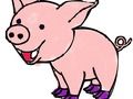 สมุดระบายสีหมู  เกมออนไลน์