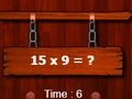 ความท้าทายทางคณิตศาสตร์การคูณ เกมออนไลน์