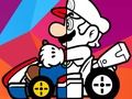 สมุดระบายสี Mario Driving  เกมออนไลน์