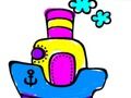 กลับไปที่โรงเรียน: การระบายสีเรือ เกมออนไลน์