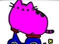 กลับไปโรงเรียน: ระบายสีแมวน่ารัก เกมออนไลน์