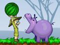 ตัวป้อนของฮิปโป เกมออนไลน์