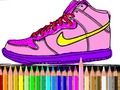 กลับไปโรงเรียน: การระบายสีรองเท้า เกมออนไลน์