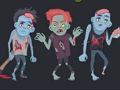 ระบายสีซอมบี้และโครงกระดูก เกมออนไลน์