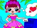 Popsy Surprise ระบายสีวันวาเลนไทน์  เกมออนไลน์
