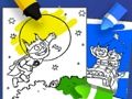 ระบายสีอัลฟี่มนุษย์หมาป่า เกมออนไลน์