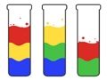 ปริศนาการจัดเรียงน้ำสี เกมออนไลน์