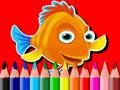กลับไปเรียน: หนังสือระบายสีปลา เกมออนไลน์