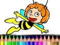 Back To School Maja the Bee สมุดระบายสี  เกมออนไลน์