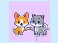 ปริศนาที่มีแมวและสุนัข เกมออนไลน์