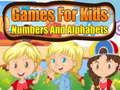 เกมสำหรับเด็ก ตัวเลขและตัวอักษร  เกมออนไลน์