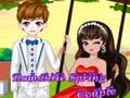 คู่รักที่โรแมนติกในฤดูใบไม้ผลิ เกมออนไลน์
