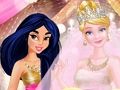 งานแต่งงานเจ้าหญิงสีชมพูและสีทอง  เกมออนไลน์