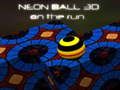 Neon Ball 3d กำลังวิ่ง  เกมออนไลน์