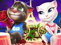 Talking Tom และ Angela Coloring เกมออนไลน์ Talking Tom และ Angela Coloring เกมออนไลน์