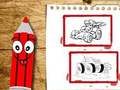 สมุดระบายสี Back To School Cars  เกมออนไลน์
