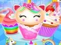 การออกแบบการทำอาหารคัพเค้กนางเงือกยูนิคอร์น  เกมออนไลน์