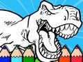 ระบายสี Dinos สำหรับเด็ก  เกมออนไลน์