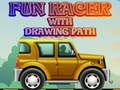 นักแข่งแสนสนุกพร้อมเส้นทางการวาด  เกมออนไลน์
