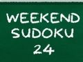 สุดสัปดาห์ซูโดกุ 24  เกมออนไลน์
