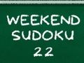 สุดสัปดาห์ซูโดกุ 22  เกมออนไลน์