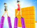 การแข่งขันวิ่งส้น - Stack Rider  เกมออนไลน์