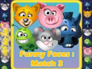 ใบหน้าตลก Match-3 7  เกมออนไลน์