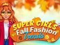 เทรนด์แฟชั่นฤดูใบไม้ร่วงของ Super Girls  เกมออนไลน์