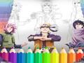 สมุดระบายสี Naruto Shippuden  เกมออนไลน์