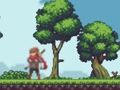 Platformer ผ้าพันคอสีแดง  เกมออนไลน์