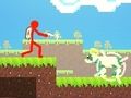 Red Stickman ปะทะ Monster School 2  เกมออนไลน์