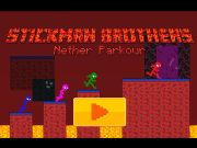 Stickman Brothers Nether Parkour เกมออนไลน์