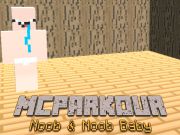 MC Parkour noob และ noob baby เกมออนไลน์