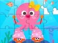 ปริศนาจิ๊กซอว์: ปลาหมึกยักษ์น่ารัก  เกมออนไลน์