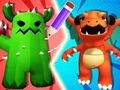 การต่อสู้ของสัตว์ประหลาด: การวาดภาพ  เกมออนไลน์