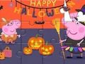 ปริศนาจิ๊กซอว์: Peppa Halloween  เกมออนไลน์