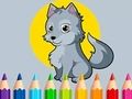 สมุดระบายสี: หมาป่า เกมออนไลน์ สมุดระบายสี: หมาป่า เกมออนไลน์
