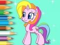 สมุดระบายสี: Shining Pony  เกมออนไลน์