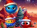 Christmas Rush : ลูกบอลสีแดงและเพื่อน  เกมออนไลน์