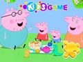 ปริศนาจิ๊กซอว์: ปิคนิคครอบครัว Peppa Pig  เกมออนไลน์