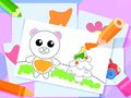 วาดรูปเด็กวัยหัดเดิน: หมูน่ารัก  เกมออนไลน์