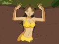 หญิงสาวตกอยู่ในอันตรายหลบหนี  เกมออนไลน์
