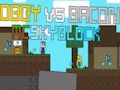 Obby กับ Bacon: MCSkyblock  เกมออนไลน์