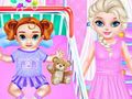 วันแห่งการดูแลเอลซ่าตัวน้อย  เกมออนไลน์
