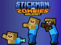 Stickman ปะทะ ซอมบี้ WorldCraft เกมออนไลน์
