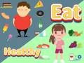 แบบทดสอบสำหรับเด็ก: กินเพื่อสุขภาพ  เกมออนไลน์
