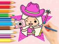 สมุดระบายสี: Toca Boca World  เกมออนไลน์
